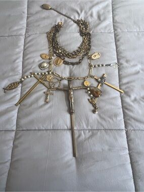 Art by Amy Gold Layered Charm Necklace Set - Women's Jewelry